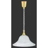 TRIO Suspension intérieur laiton mat et blanc balayé VIOLA - Pas cher