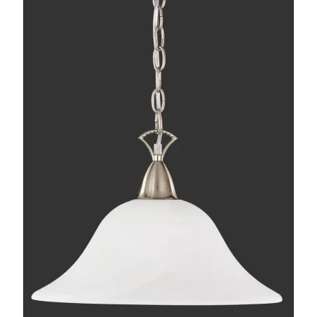 TRIO Suspension intérieur nickel mat et blanc balayé COLIN - Pas cher