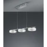 TRIO Suspension intérieur nickel mat et chrome AGENTO - Pas cher