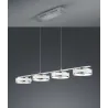 TRIO Suspension intérieur nickel mat et chrome AGENTO - Pas cher