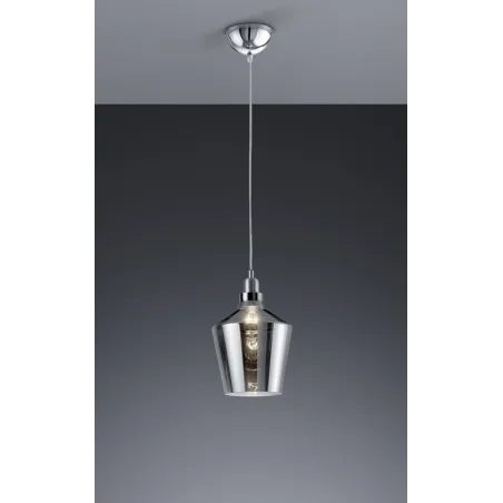 TRIO Suspension intérieur couleur aluminium et fumé CALAIS - Pas cher