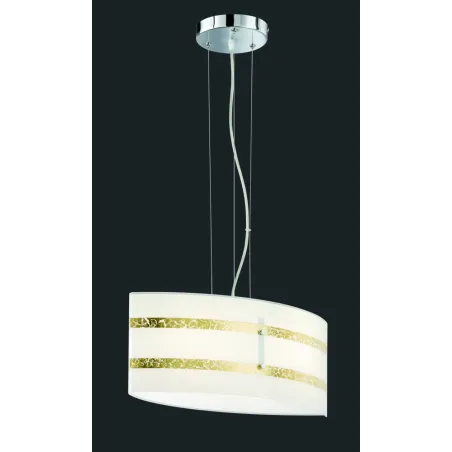 TRIO Suspension intérieur chrome et or NIKOSIA - Pas cher