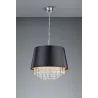 TRIO Suspension intérieur chrome et transparent claire LORELEY - Pa...