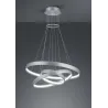 TRIO Suspension intérieur aluminium balayé MACAU - Pas cher