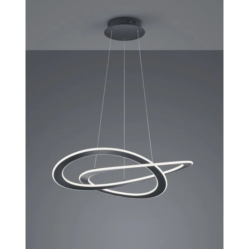TRIO Suspension intérieur antracite OAKLAND - Pas cher