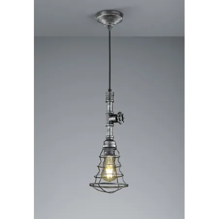 TRIO Suspension intérieur argent antique GOTHAM - Pas cher