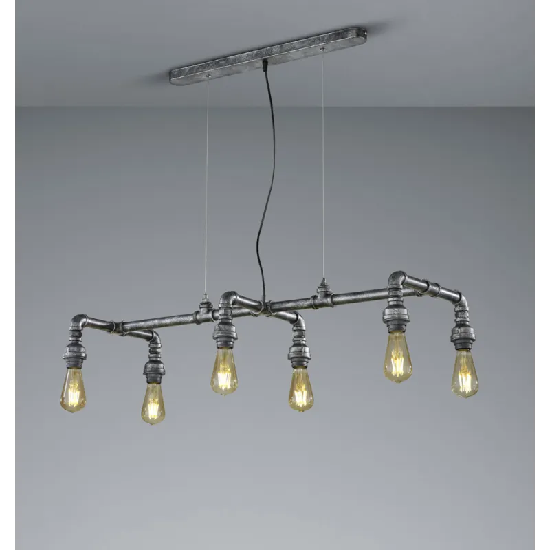 TRIO Suspension intérieur argent antique GOTHAM - Pas cher