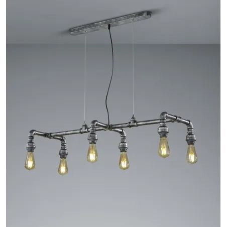 TRIO Suspension intérieur argent antique GOTHAM - Pas cher