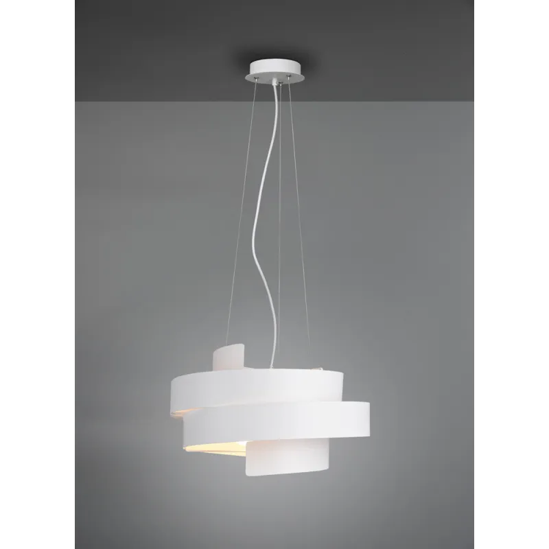 TRIO Suspension intérieur blanc mat HOLLY - Pas cher