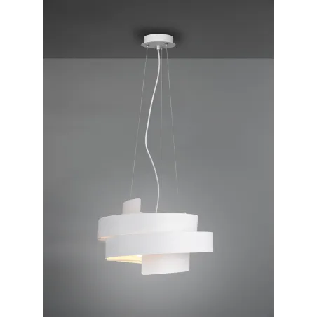 TRIO Suspension intérieur blanc mat HOLLY - Pas cher