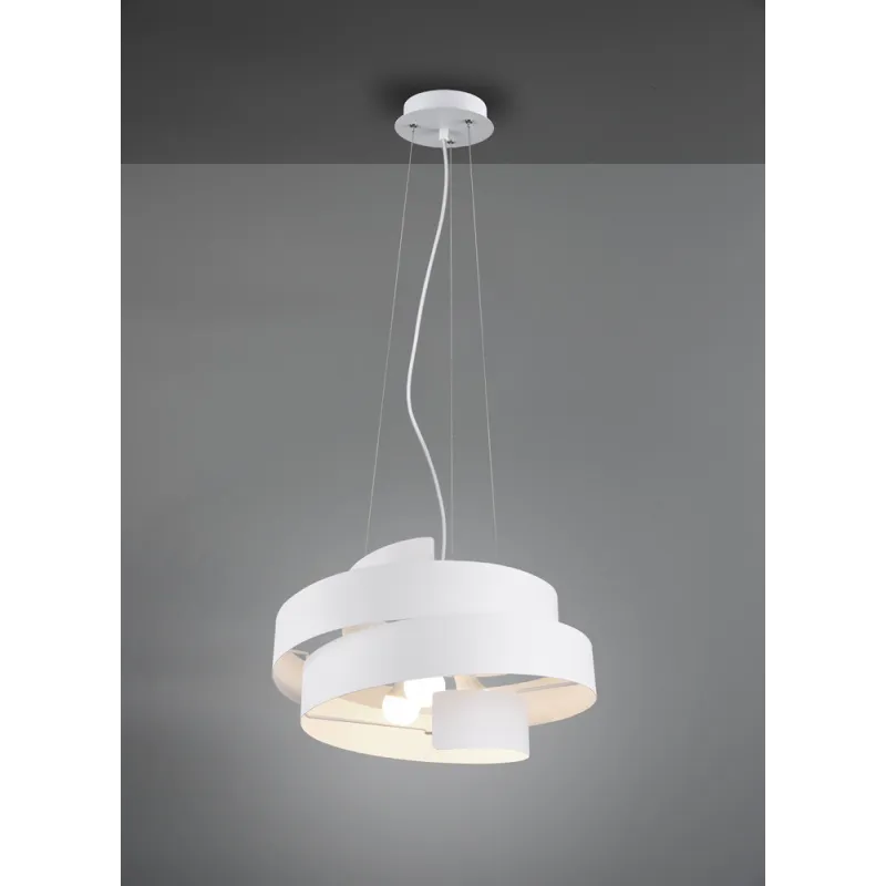 TRIO Suspension intérieur blanc mat HOLLY - Pas cher
