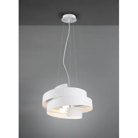 TRIO Suspension intérieur blanc mat HOLLY - Pas cher