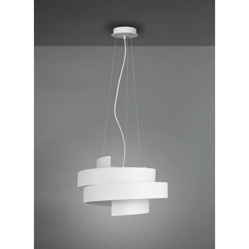 TRIO Suspension intérieur blanc mat HOLLY - Pas cher