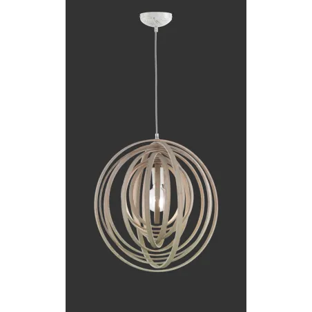 TRIO Suspension intérieur couleur bois BOOLAN - Pas cher