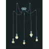 TRIO Suspension intérieur gris ancien CORD - Pas cher