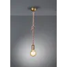 TRIO Suspension intérieur laiton fumé ROPE - Pas cher