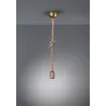 TRIO Suspension intérieur laiton fumé ROPE - Pas cher