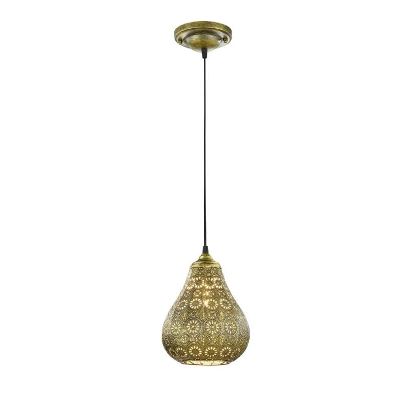 TRIO Suspension intérieur laiton fumé JASMIN - Pas cher