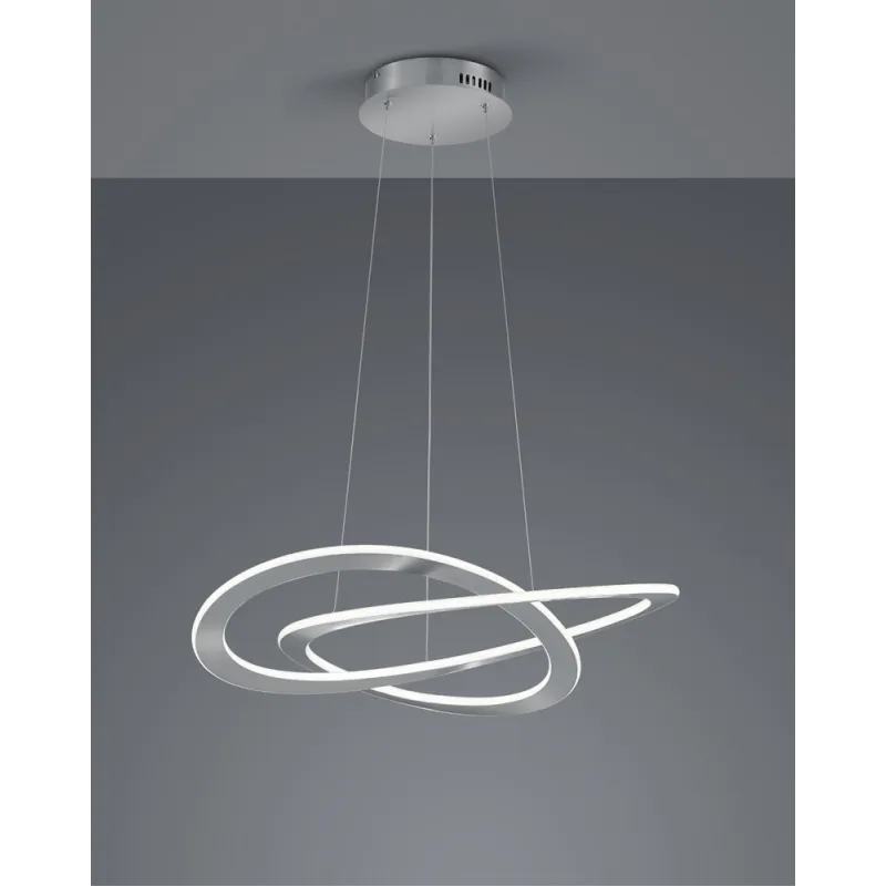 TRIO Suspension intérieur nickel mat OAKLAND - Pas cher