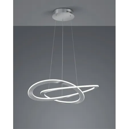 TRIO Suspension intérieur nickel mat OAKLAND - Pas cher