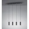 TRIO Suspension intérieur noir mat MARLEY - Pas cher