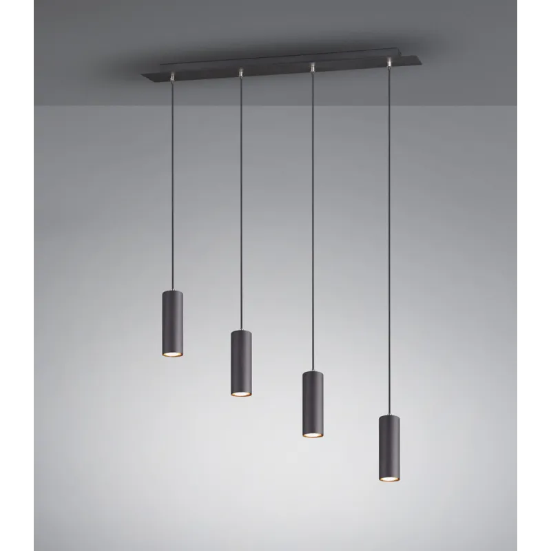 TRIO Suspension intérieur noir mat MARLEY - Pas cher