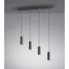 TRIO Suspension intérieur noir mat MARLEY - Pas cher