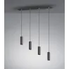 TRIO Suspension intérieur noir mat MARLEY - Pas cher