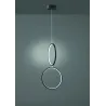 TRIO Suspension intérieur noir mat RONDO - Pas cher