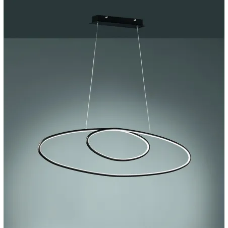 TRIO Suspension intérieur noir mat AVUS - Pas cher