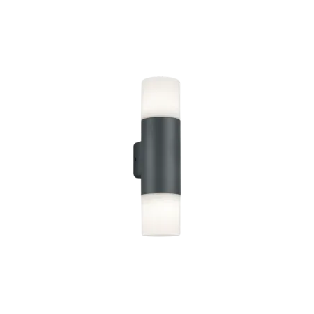 TRIO Applique extérieur antracite et blanc HOOSIC - Pas cher