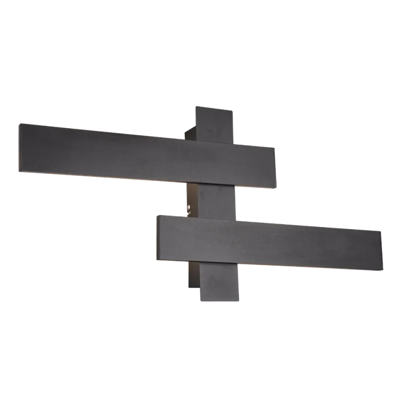 TRIO Applique intérieur noir mat et blanc BELFAST - Pas cher