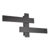 TRIO Applique intérieur noir mat et blanc BELFAST - Pas cher