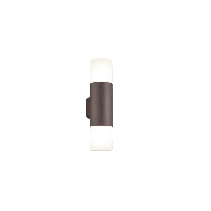 TRIO Applique extérieur rouille et blanc HOOSIC - Pas cher