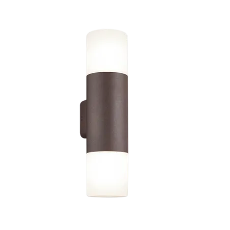 TRIO Applique extérieur rouille et blanc HOOSIC - Pas cher