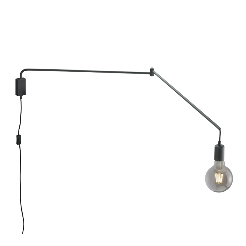 TRIO Applique intérieur noir mat LINE - Pas cher