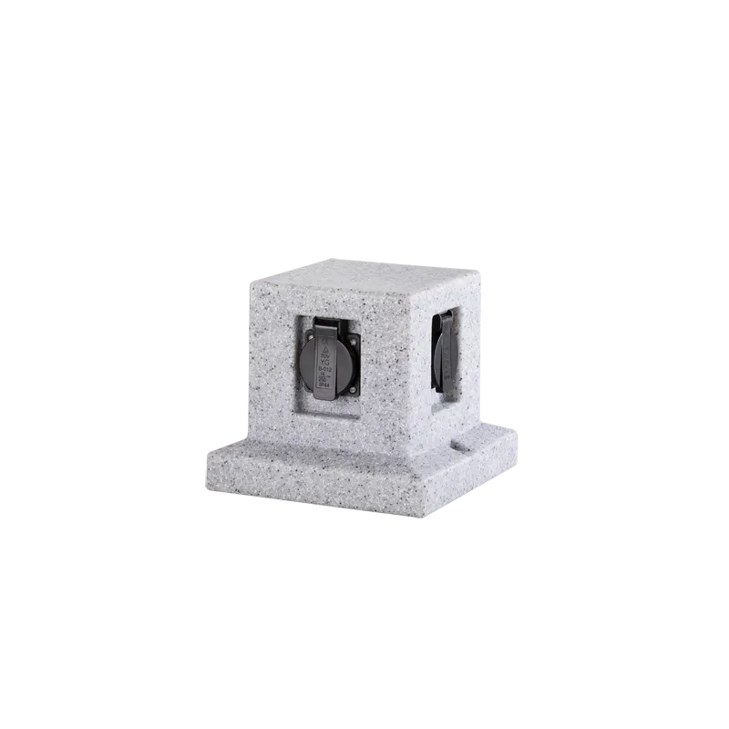 TRIO Gartensteckdose extérieur gris GARDEN SOCKET - Pas cher