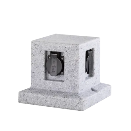 TRIO Gartensteckdose extérieur gris GARDEN SOCKET - Pas cher