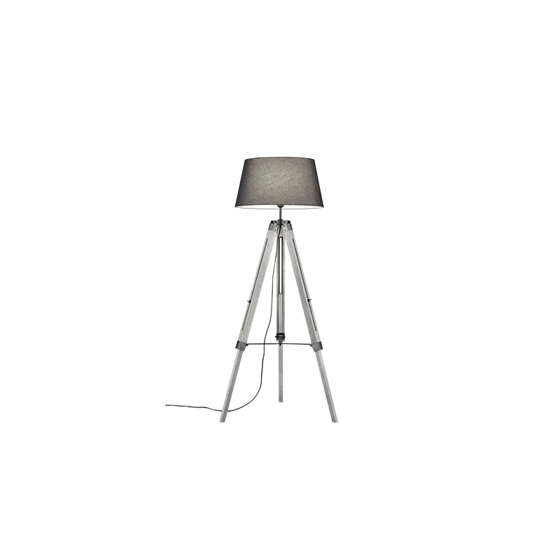 TRIO Lampadaire intérieur gris TRIPOD - Pas cher