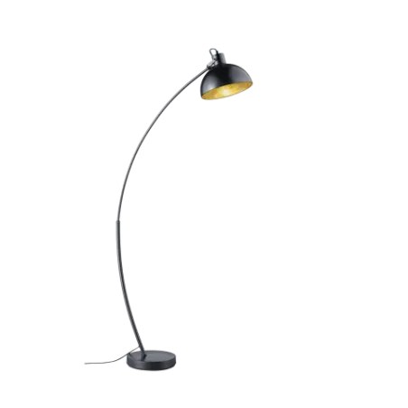 TRIO Lampadaire intérieur noir mat RECIFE - Pas cher