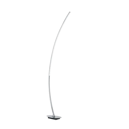 TRIO Lampadaire intérieur aluminium balayé et blanc SOLO - Pas cher