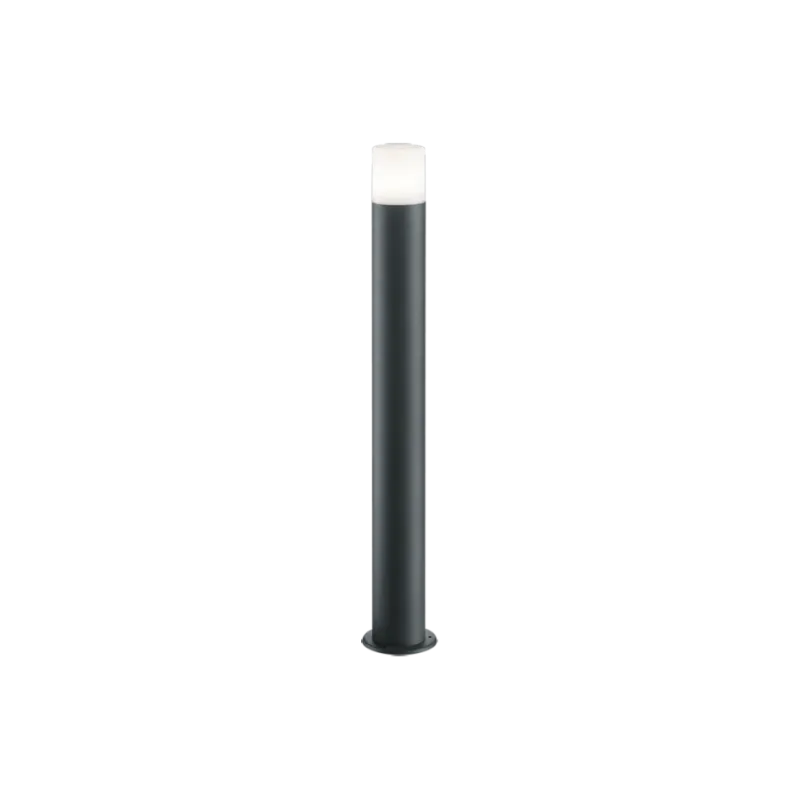 TRIO Lampadaire extérieur antracite et blanc HOOSIC - Pas cher