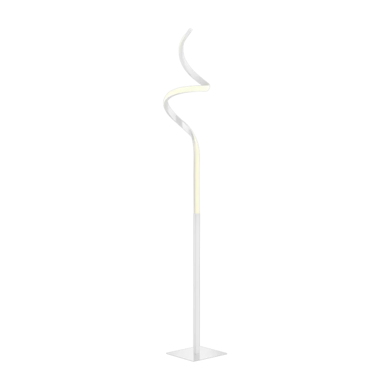 TRIO Lampadaire intérieur blanc mat et blanc COURSE - Pas cher