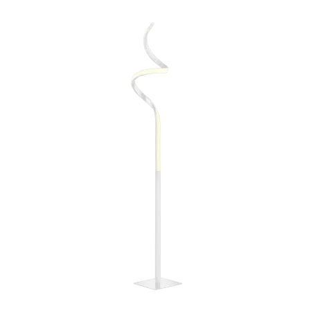 TRIO Lampadaire intérieur blanc mat et blanc COURSE - Pas cher
