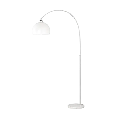 TRIO Lampadaire intérieur chrome et blanc JUNIOR II - Pas cher
