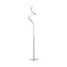 TRIO Lampadaire intérieur nickel mat et blanc COURSE - Pas cher