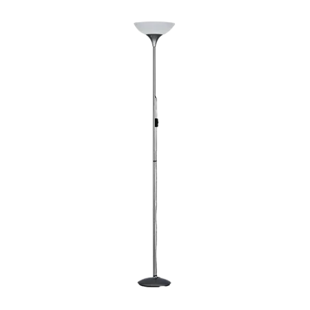 TRIO Lampadaire intérieur titane et blanc DEZWO - Pas cher
