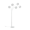 TRIO Lampadaire intérieur blanc mat et transparent claire BALINI - ...