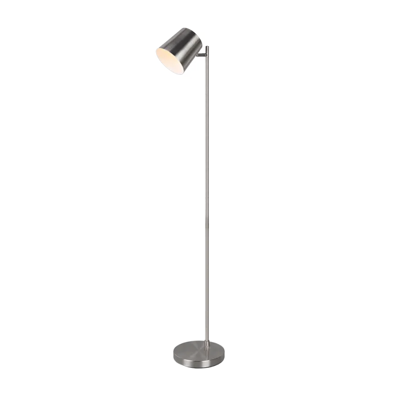 TRIO Lampadaire intérieur nickel mat BLAKE - Pas cher