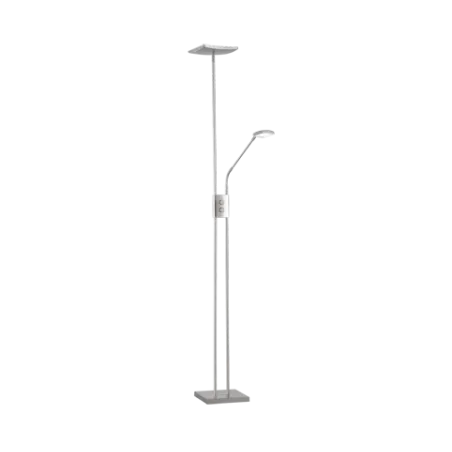 TRIO Lampadaire intérieur nickel mat LUKE - Pas cher